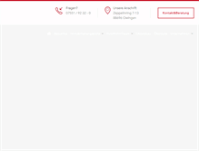 Tablet Screenshot of baubarth.com